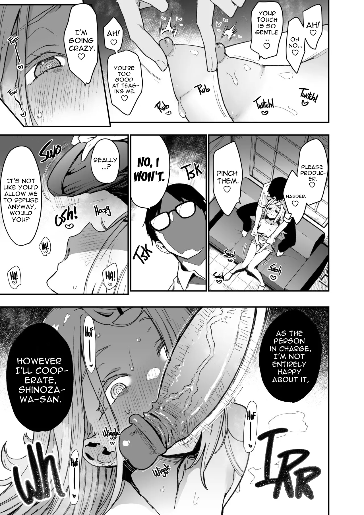 [Inbou no Teikoku (IN-KA of the Dead)] Shinosawa-san no Koubi Muki de wa Nai Karada. | Shinosawa-san's Body Isn't Ready for Mating! (Gakuen IDOLM@STER) [English] [DUAL] [Decensored] [Digital] 9