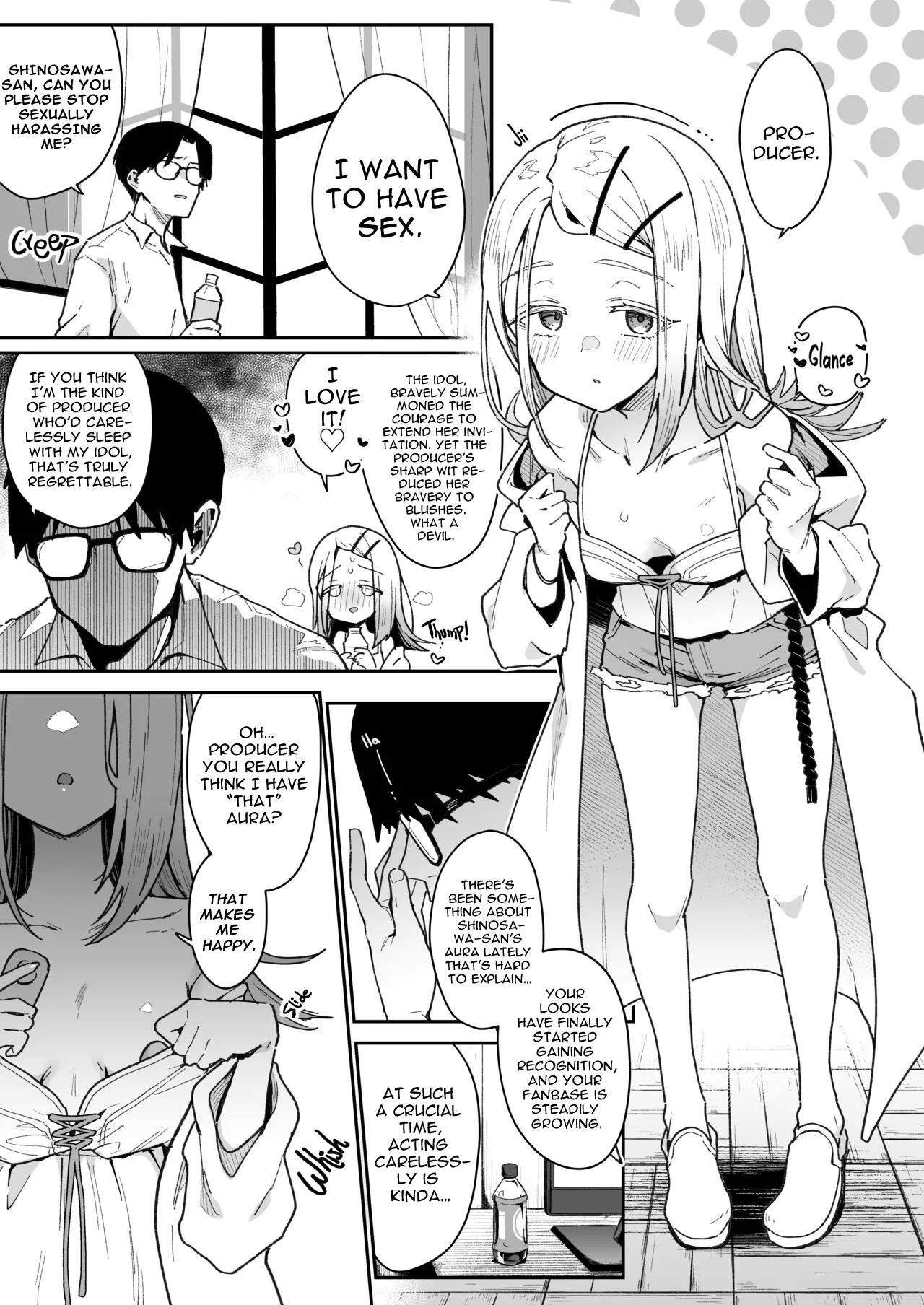 [Inbou no Teikoku (IN-KA of the Dead)] Shinosawa-san no Koubi Muki de wa Nai Karada. | Shinosawa-san's Body Isn't Ready for Mating! (Gakuen IDOLM@STER) [English] [DUAL] [Decensored] [Digital] 1