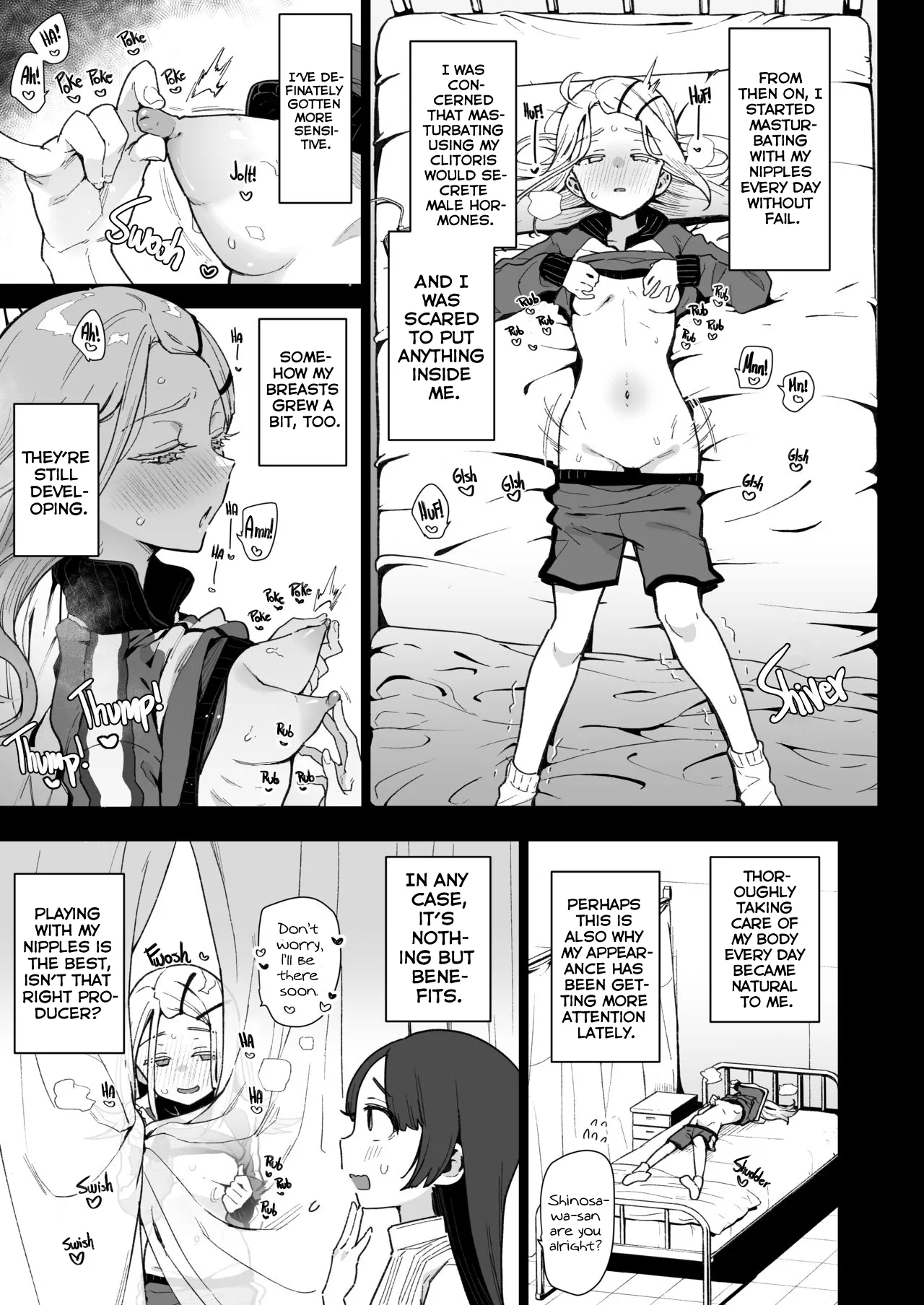 [Inbou no Teikoku (IN-KA of the Dead)] Shinosawa-san no Koubi Muki de wa Nai Karada. | Shinosawa-san's Body Isn't Ready for Mating! (Gakuen IDOLM@STER) [English] [DUAL] [Decensored] [Digital] 7