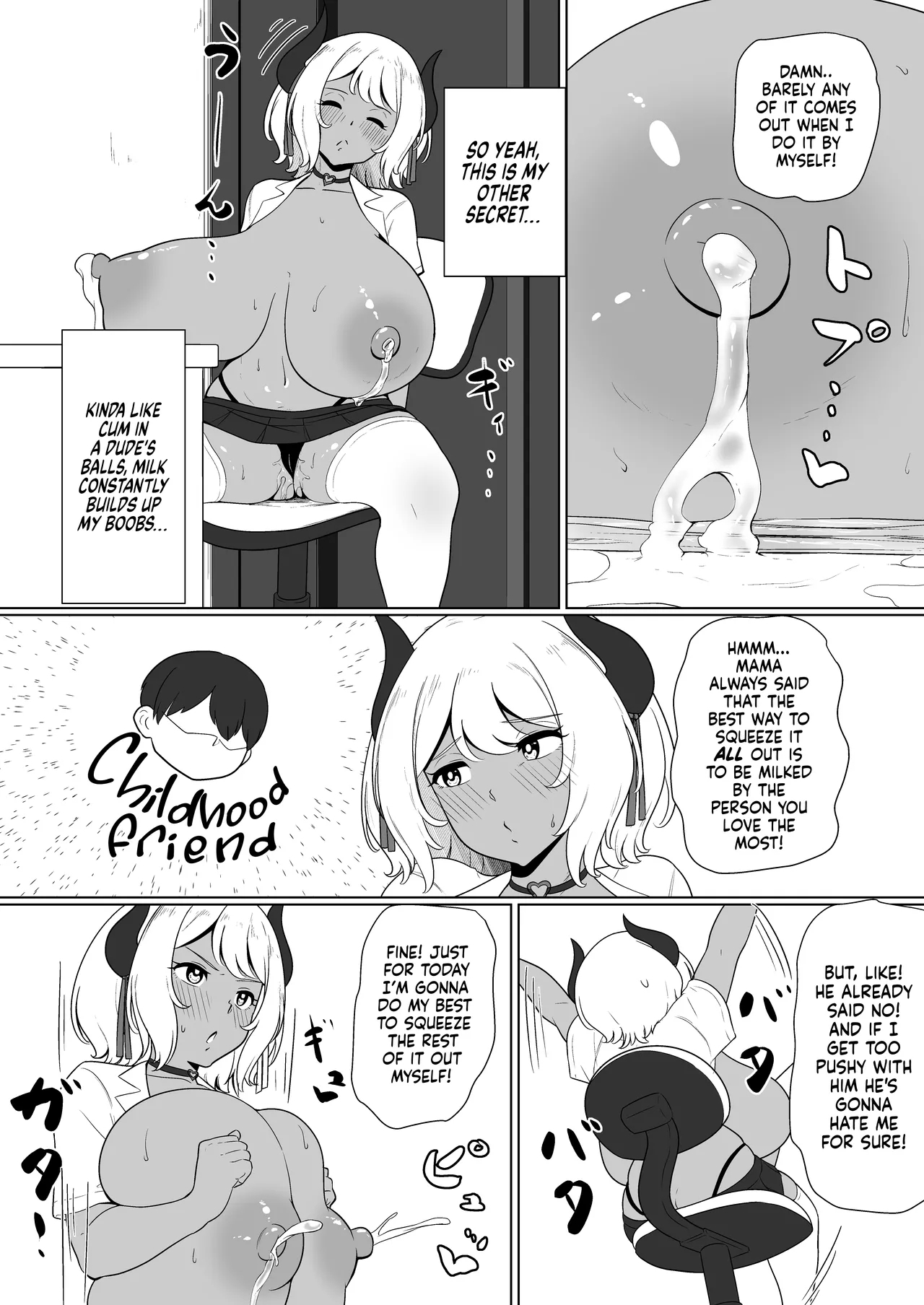 inma na Osananajimi no Sakunyuu Jijou "Houkago Onedari Chichishibori Hen" ー Milking My Succubus Childhood Friend?! - Begging To Be Wrung Out After School! - Page 10