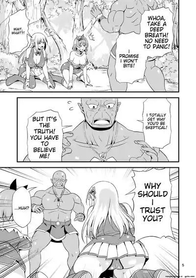 Hentai Elf Shimai to Majime Orc 4
