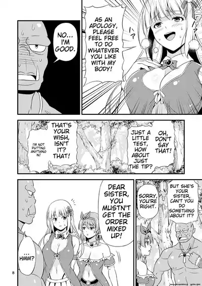 Hentai Elf Shimai to Majime Orc 7