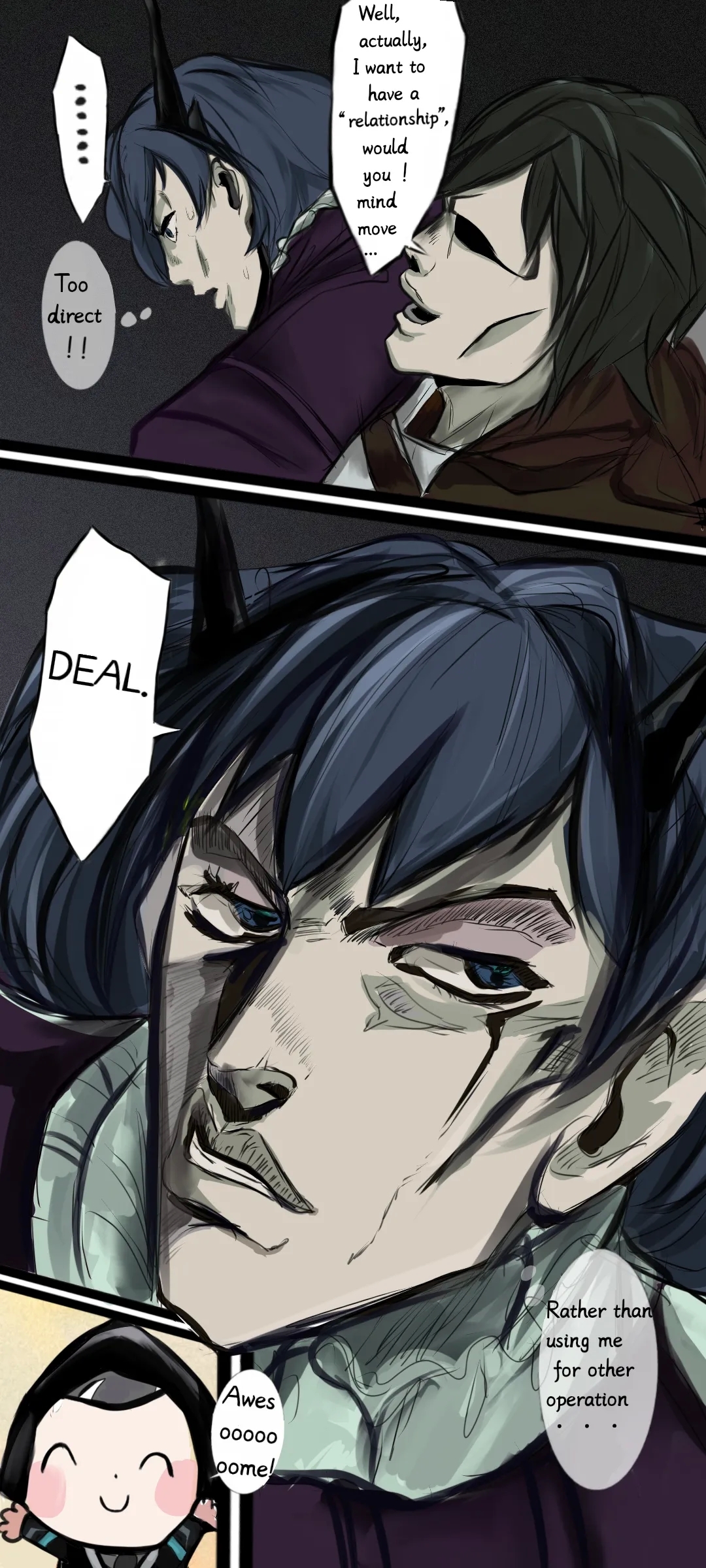 作业帮·《Not yet dawn》（明日方舟英语同人H·LC整合汉化组代发） - Page 3