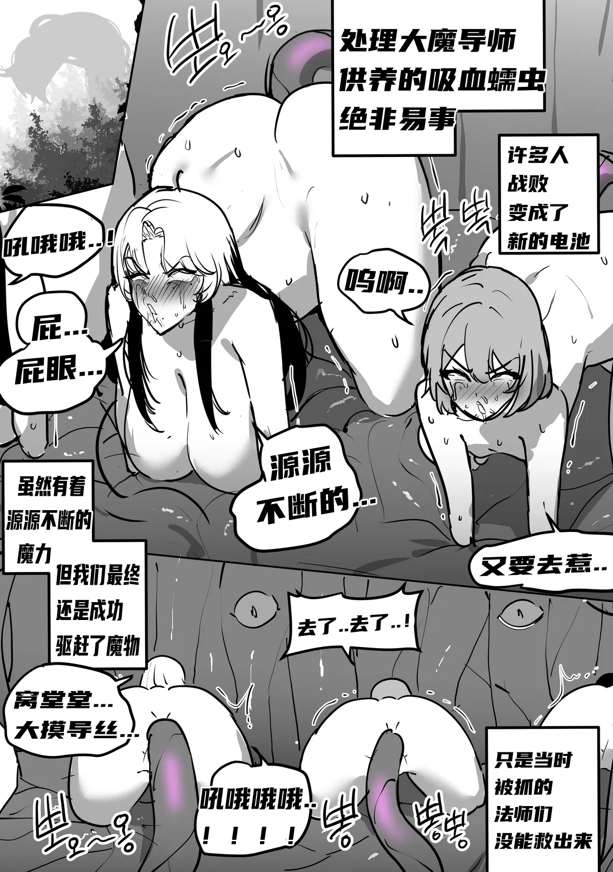 에너지 탱크 대마법사  沦为母猪培养皿的大魔导师 【自翻】 - Page 12