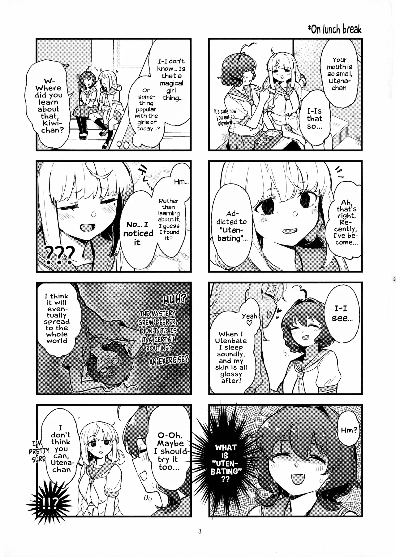 Takaraka ni Ute ni ~ | Loudly Utenbating - Page 3