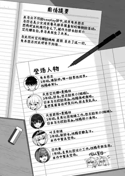 CosplayCosplay CLUB Secret Activity diary2 | COSPLAY部秘密部活日志 2 3