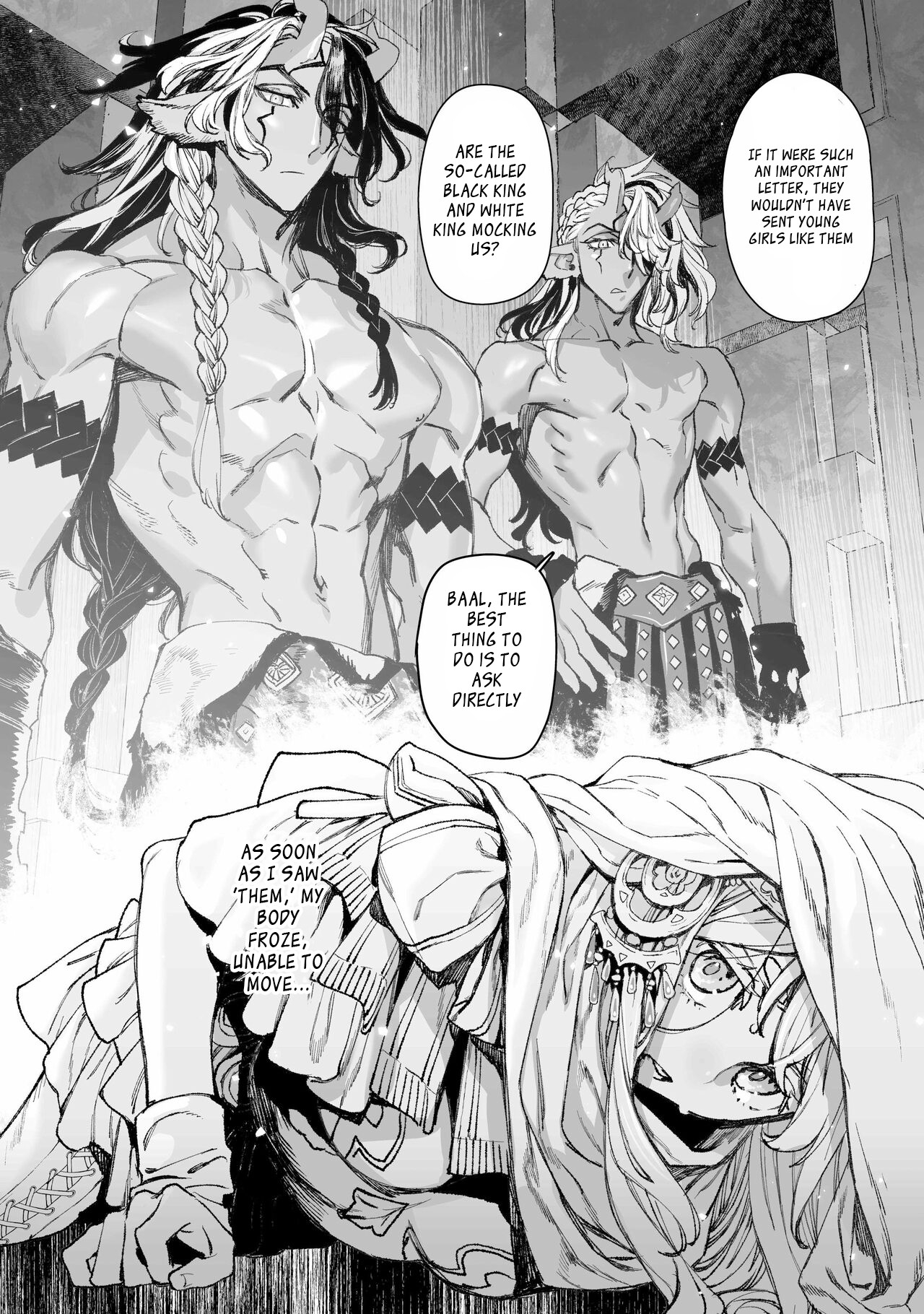 Moloch no Toriko| Moloch's Victims ~ An Unexpected Marriage Between a Pure-Breeding Lesbian and a Giant God Clan in an Unforgivable Error - Page 9