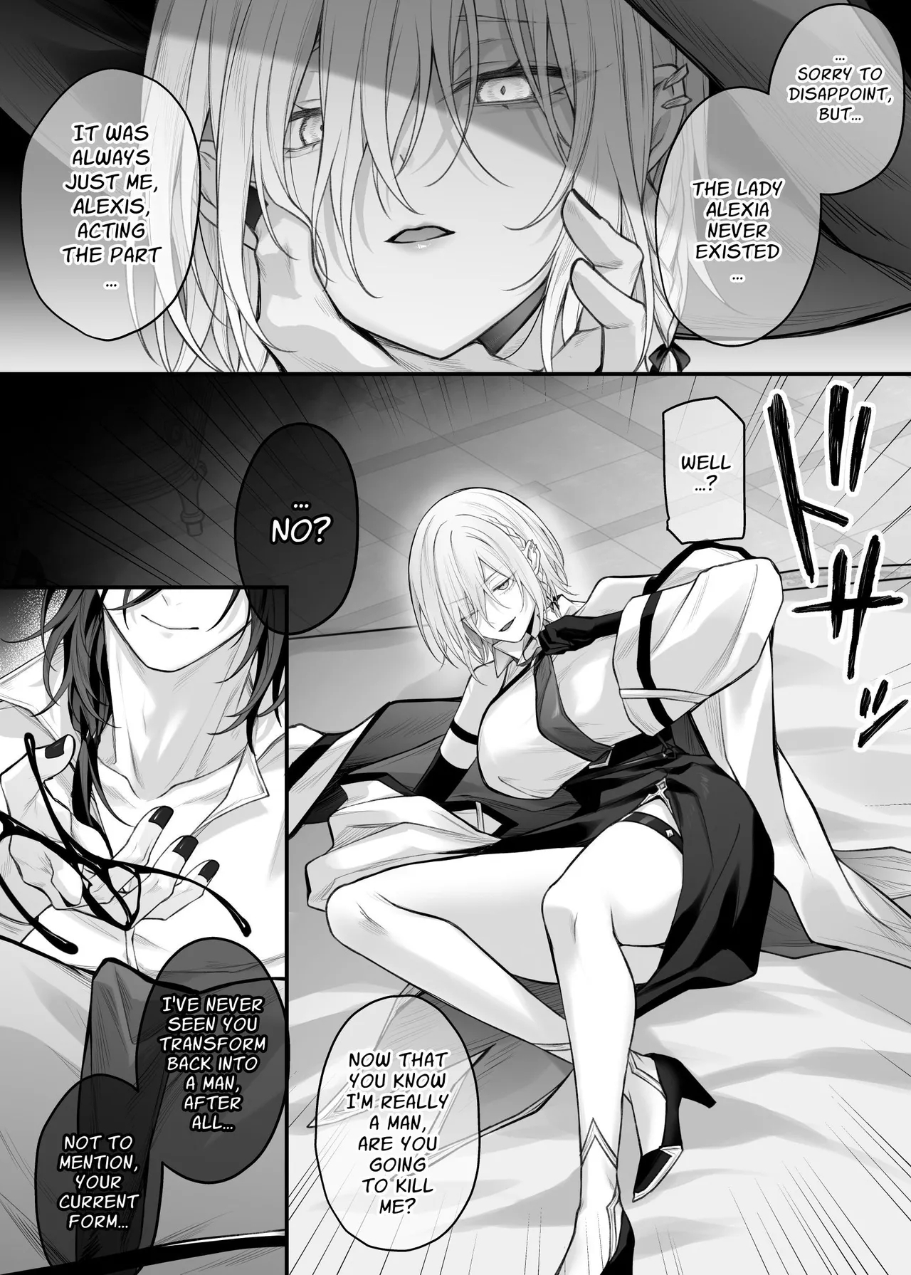 Juketsu no Majo Alexia wa Mou Otoko ni Modorenai | The Cursed Blood Witch Alexia Can Never Go Back to Being a Man - Page 9