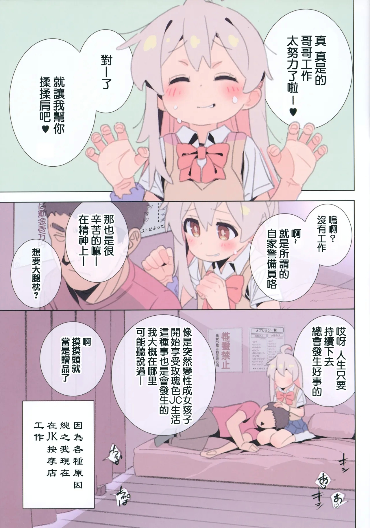 Hataraku Onii-chan JK Refle to Honban Kinshi | 工作吧哥哥 JK按摩與性愛禁止 - Page 6