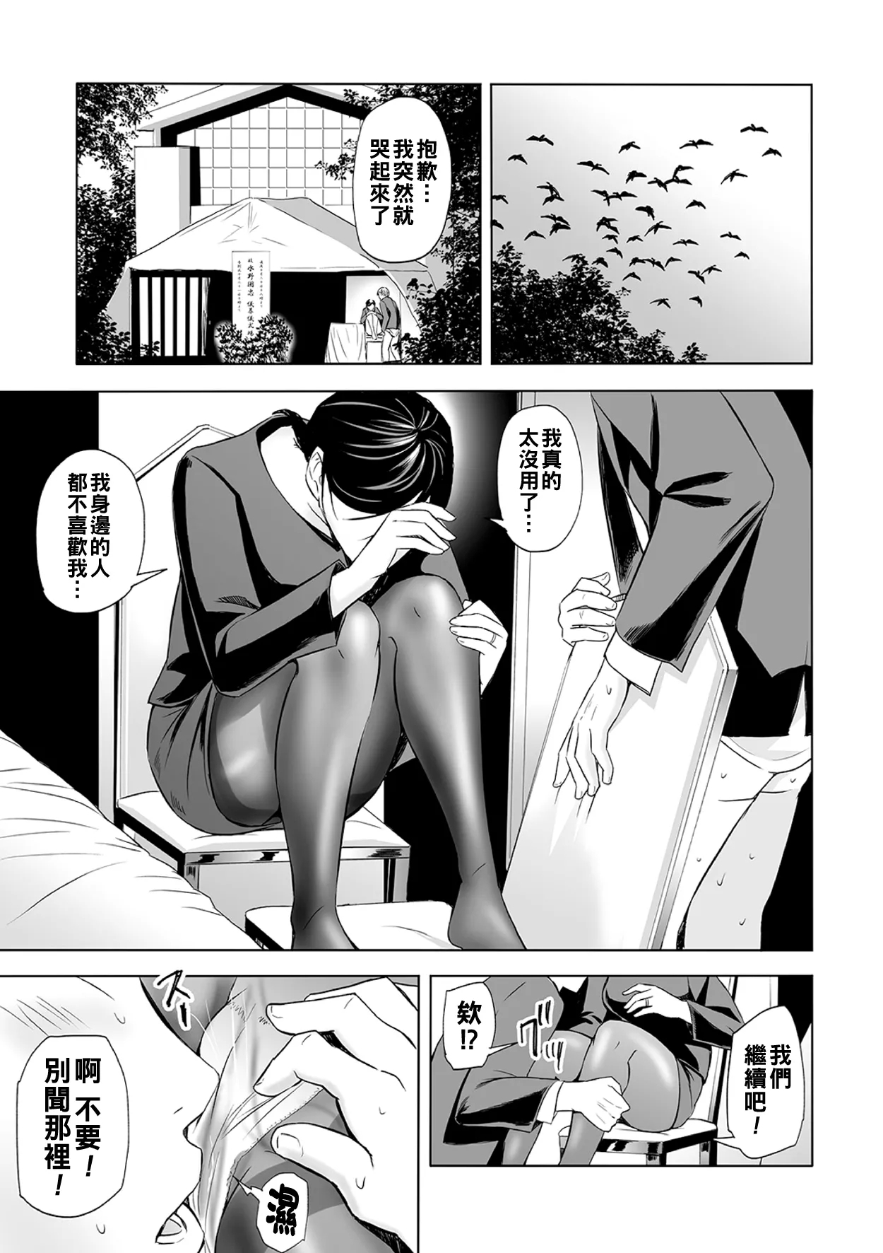 誘惑の喪服ストッキング（Chinese） - Page 13