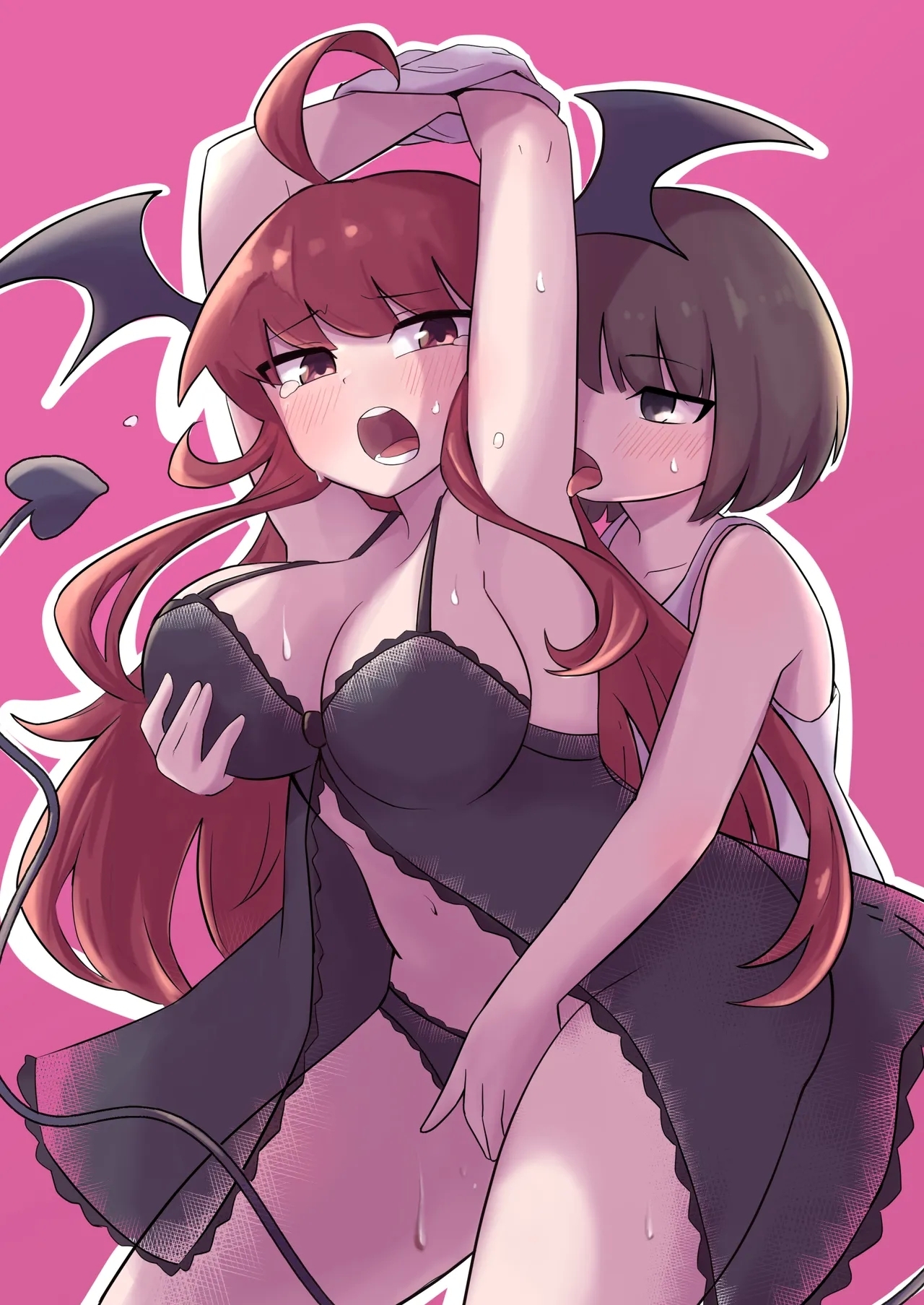 [センテン] 初心なサキュバスわからせ百合えっち [英訳] - Hentaiaz.com - 1