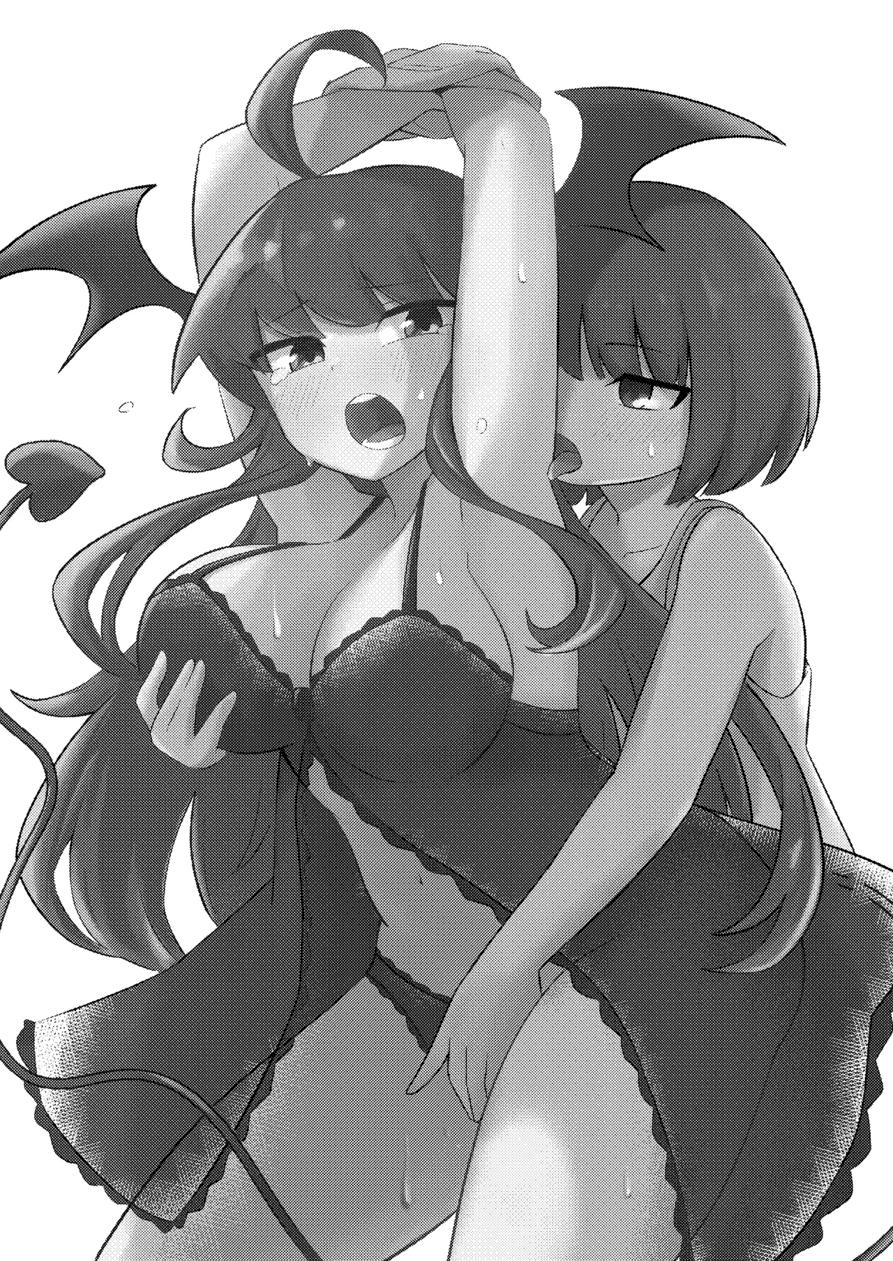 Ubu na Succubus Wakarase Yuri Ecchi | Teaching the Inexperienced Succubus a Lesson with Yuri Sex - Page 2