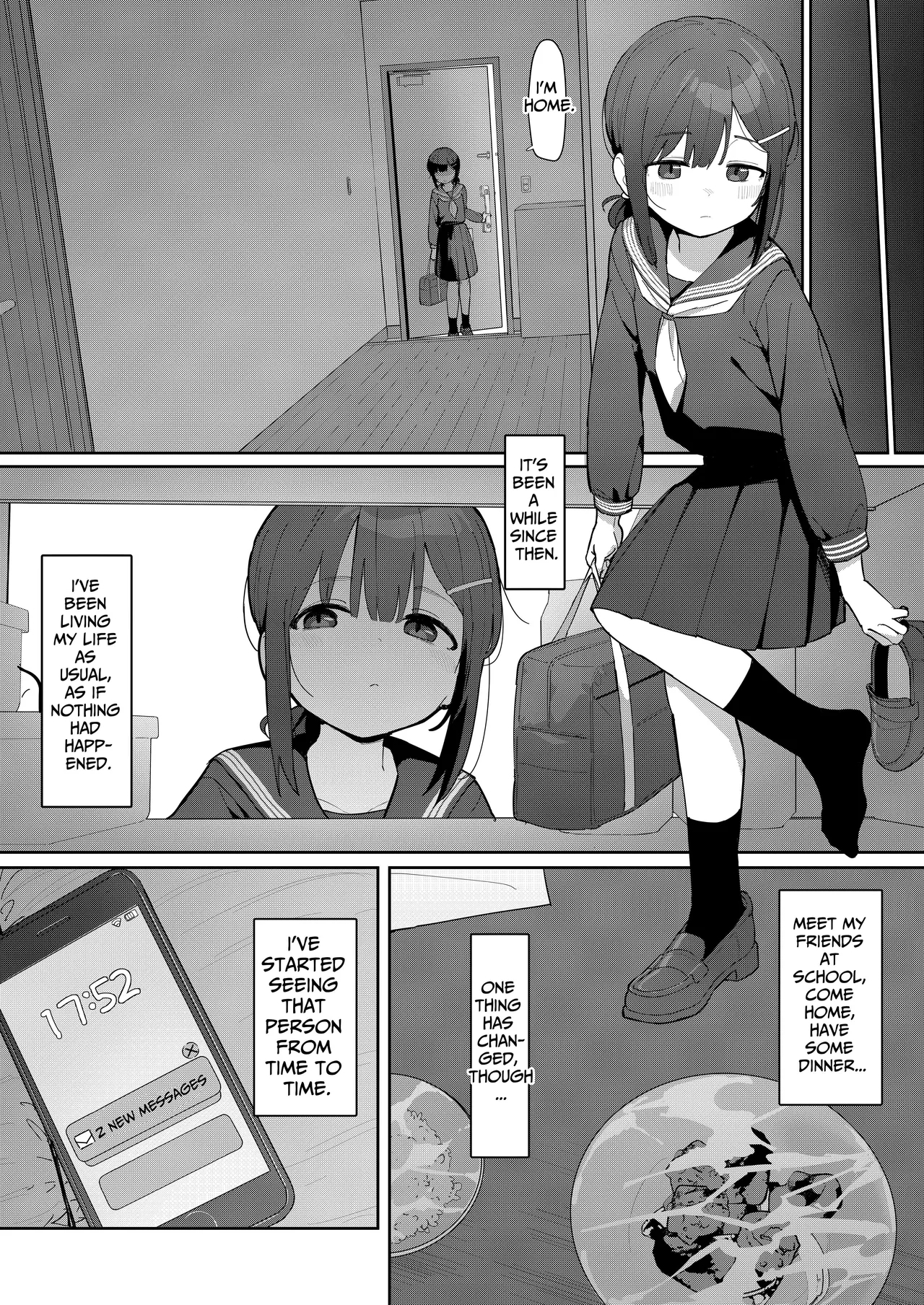 JC Shiori-chan, Kuzu Oji ni Kawareru | Shiori Is Bought By Her Sleazeball Uncle - Page 12
