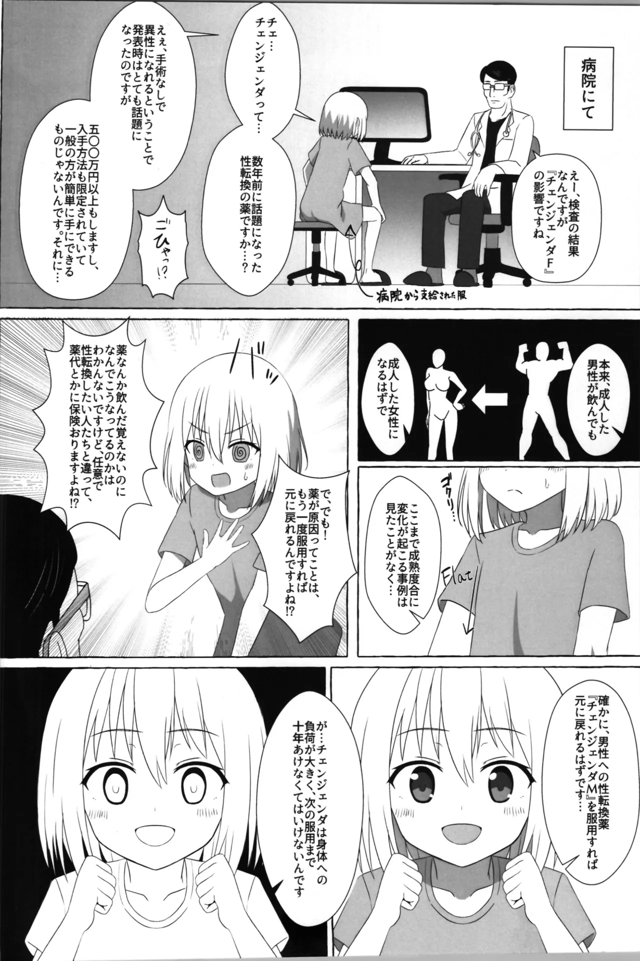 A story about a sadist who becomes a masochist after being transformed into a loli - Page 4