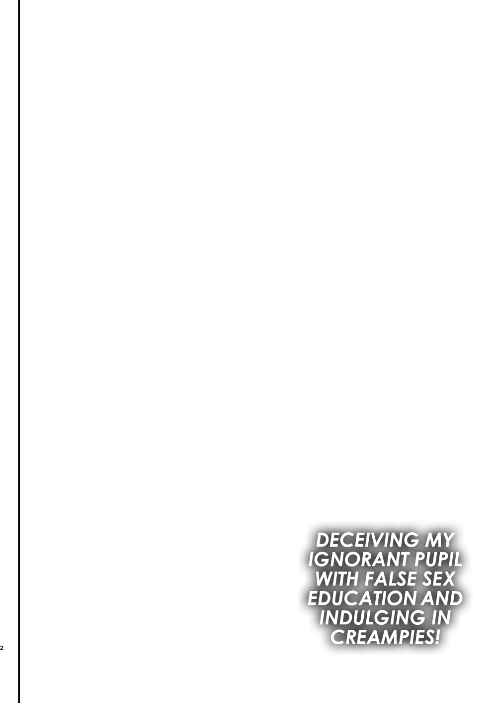 Muchi na Oshiego ni Seikyouiku to Itsuwatte Nakadashi Zanmai! 3