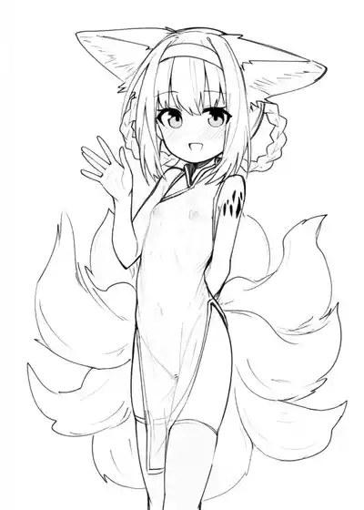 Arknights See-Through China Dress Club Hitori Goudou 10