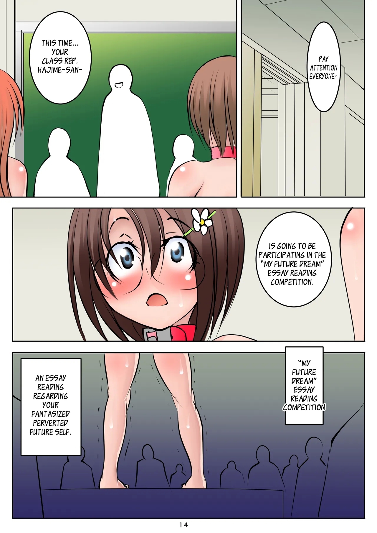 Nanka Mou Story to ka Kangaeru no Mendokusai no de Tadatada Hiwaide Eroi Kyouiku o Suru Dake no Hentai Gakkou... no Manga 2 - Page 14