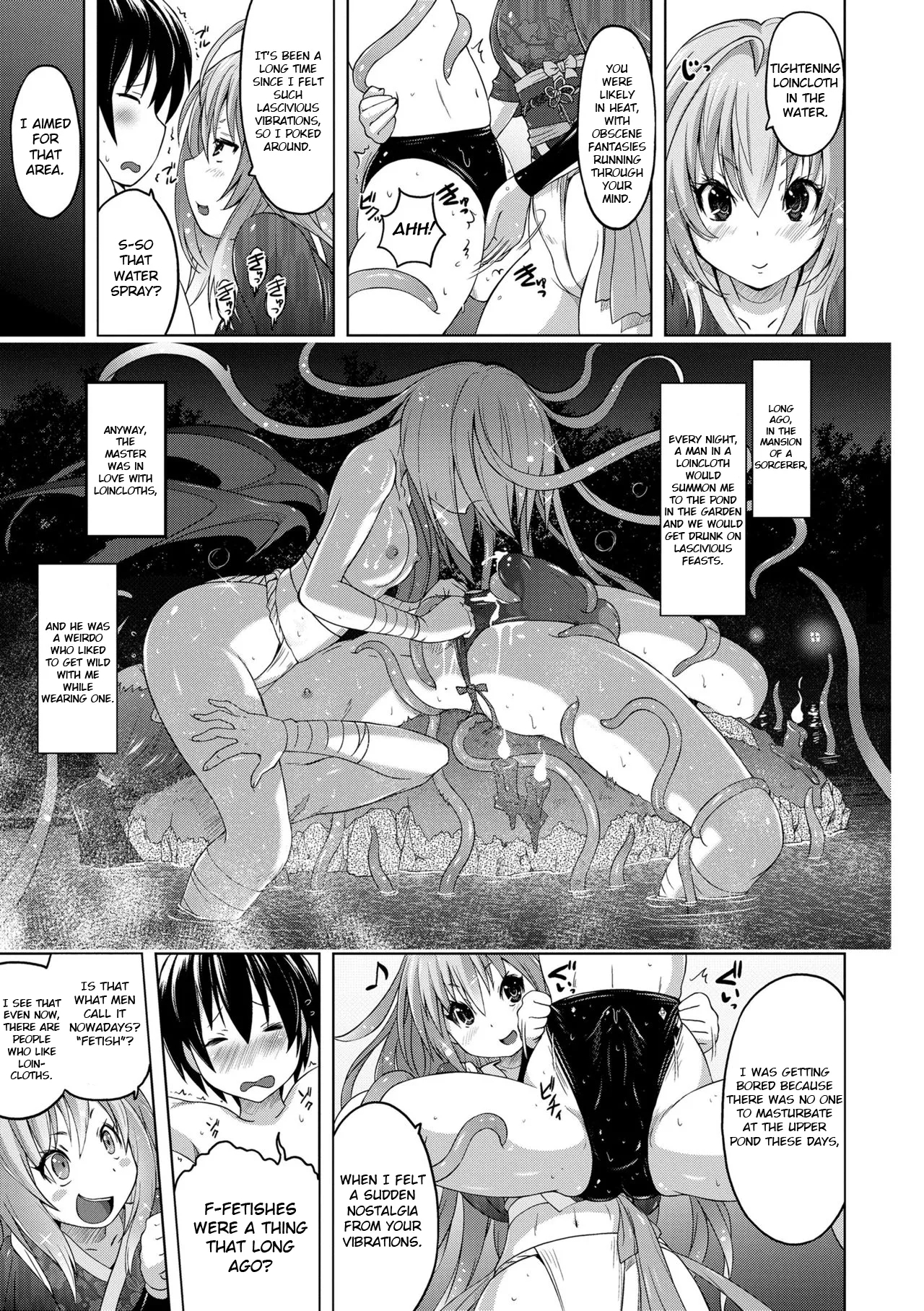 Kon Mukashi Monogatari | Deep-blue Story - Page 7