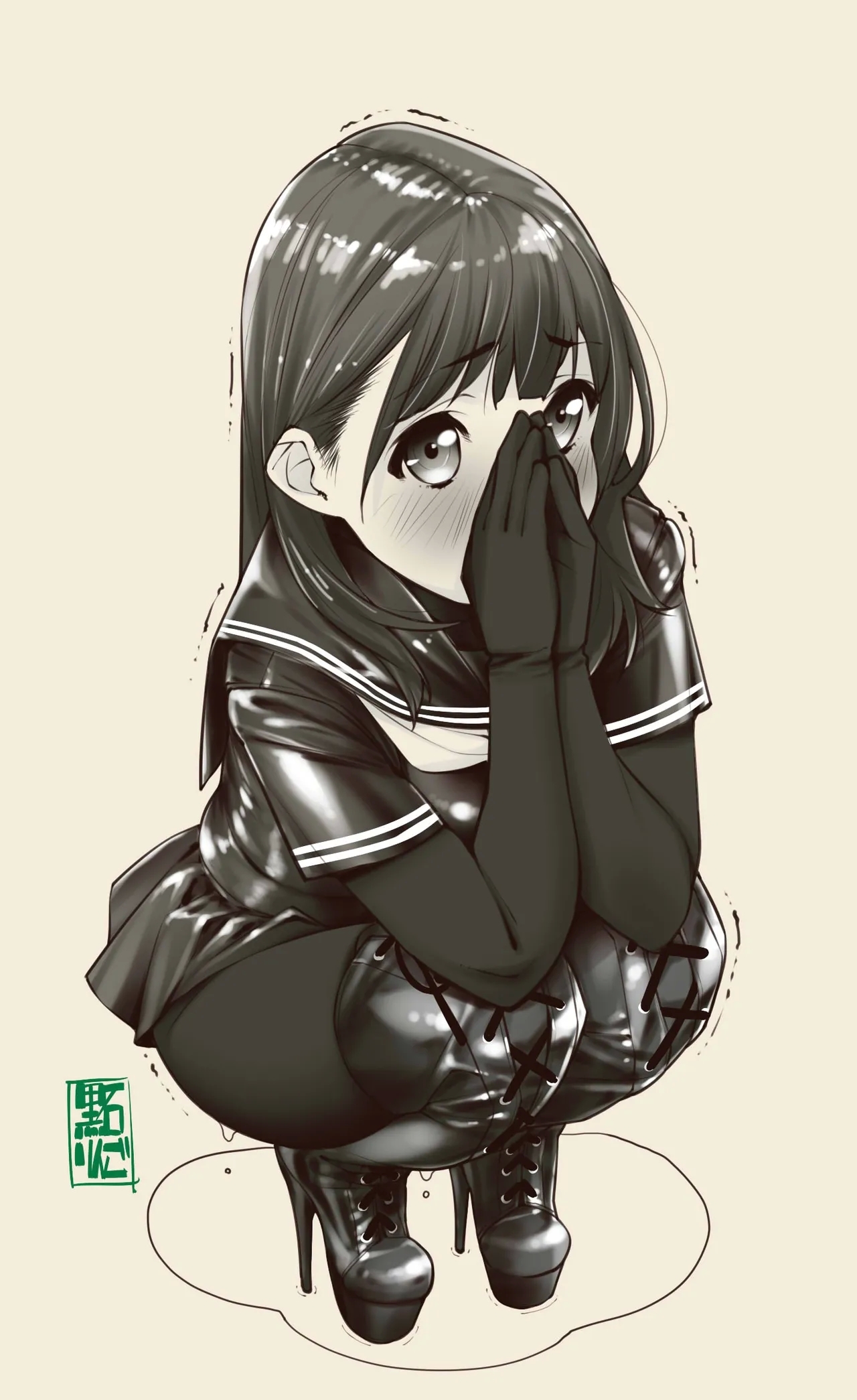 Tekateka seifuku omorashi gakuin - Page 7