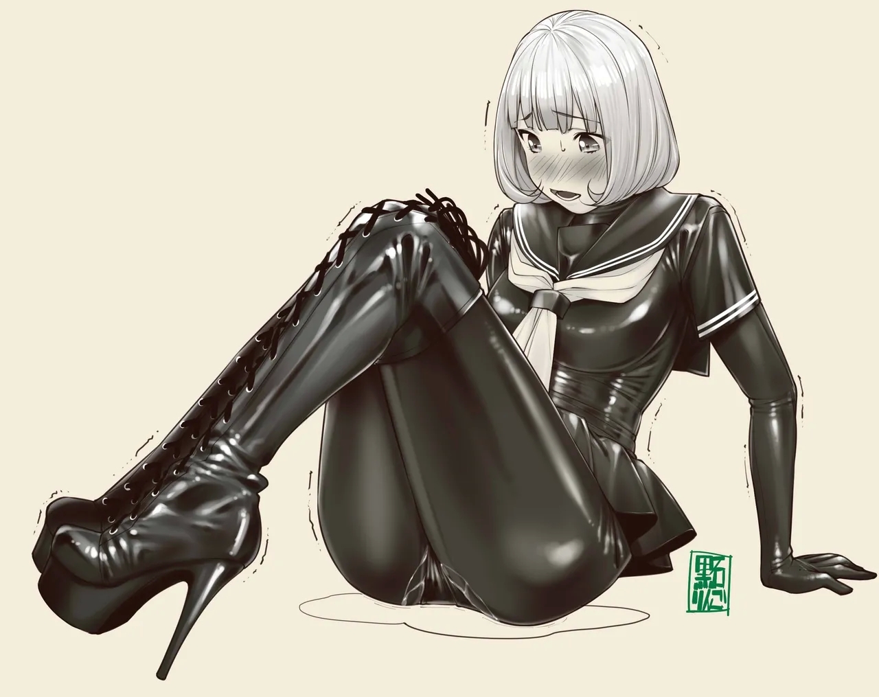 Tekateka seifuku omorashi gakuin - Page 9