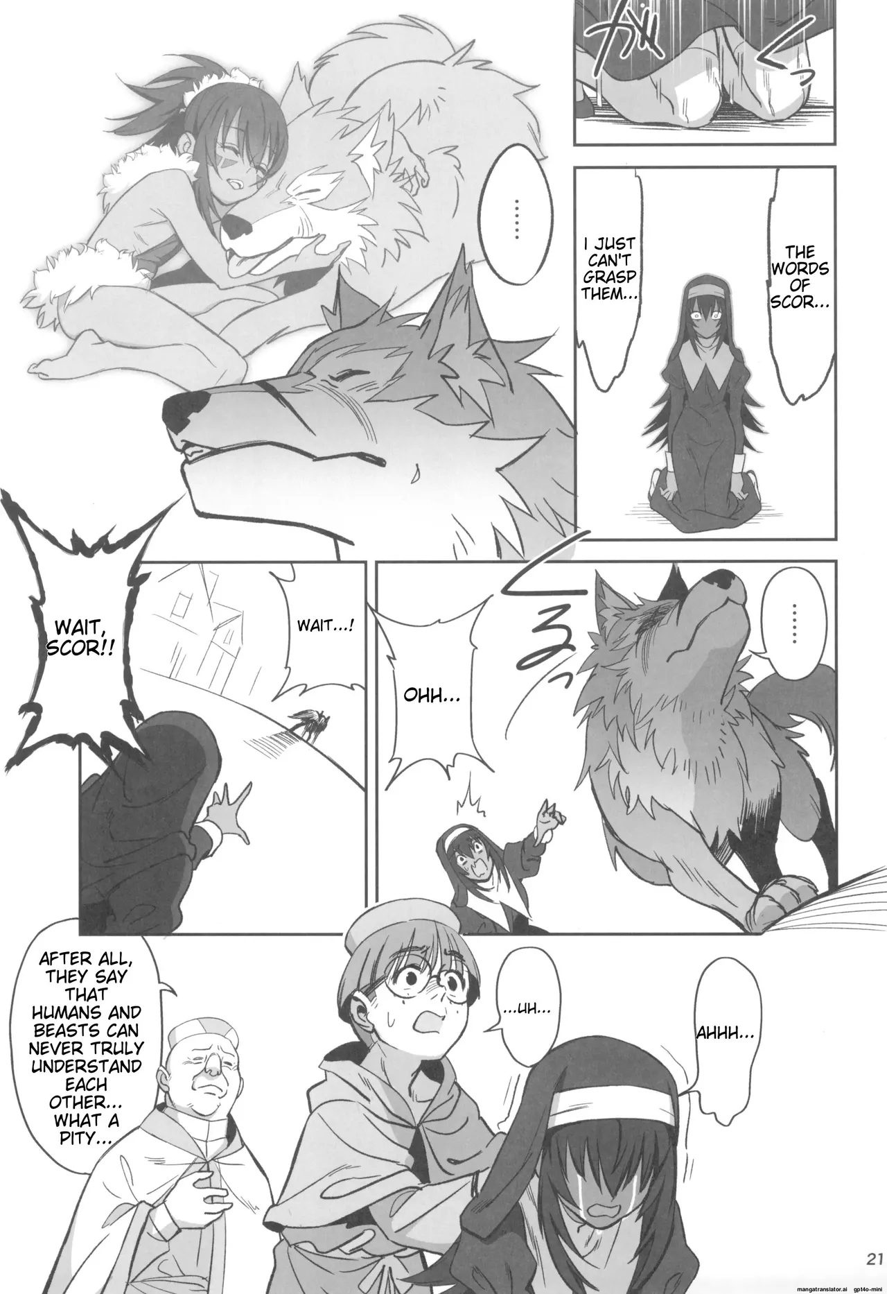 Mori o Mamoru Ookami Shoujo ga Inkou Shisai ni NTRreta Hanashi - Page 21