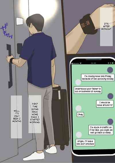 Kisei Shita Musuko ni Netorarete | Cockolding with my son who has come home 2