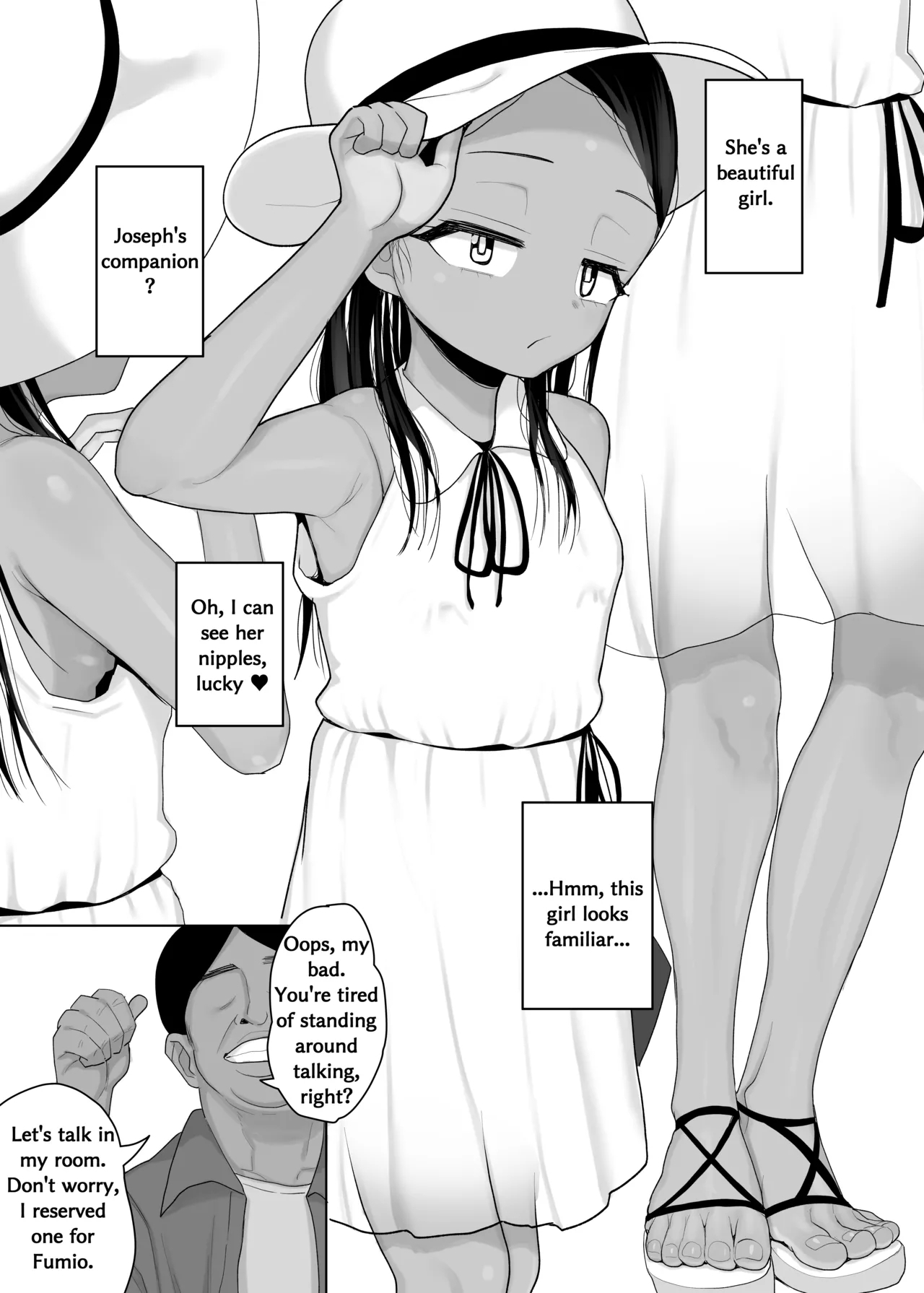 Rainichi shita Kaigai no Yuujin ga Musume to H Sasete Kureta Hanashi | A story about a foreign friend who came to Japan and let me have sex with his daughter - Page 4