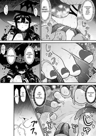 A story about a witch who thought she was invincible, but was tickled and soaked by tentacles and made to cry. 10