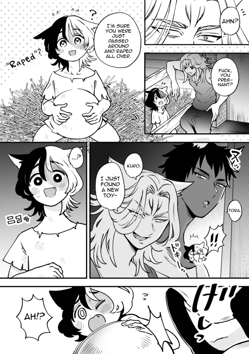 Nora Futanari Kemomimi no Ninshin - Page 12