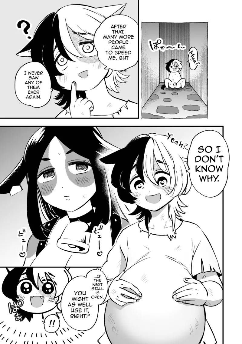 Nora Futanari Kemomimi no Ninshin - Page 9