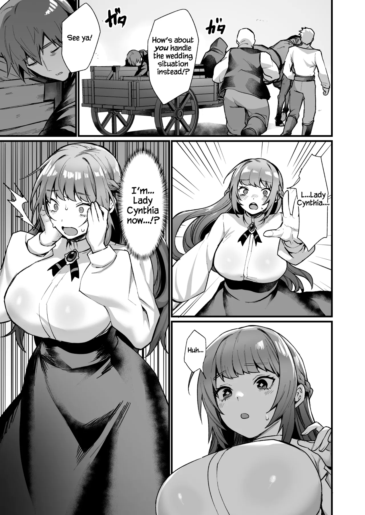 Goei Kishi no Irekawari Nyotaika Mission! | The Escort Knight's Bodyswapping Genderbending Mission! - Page 6