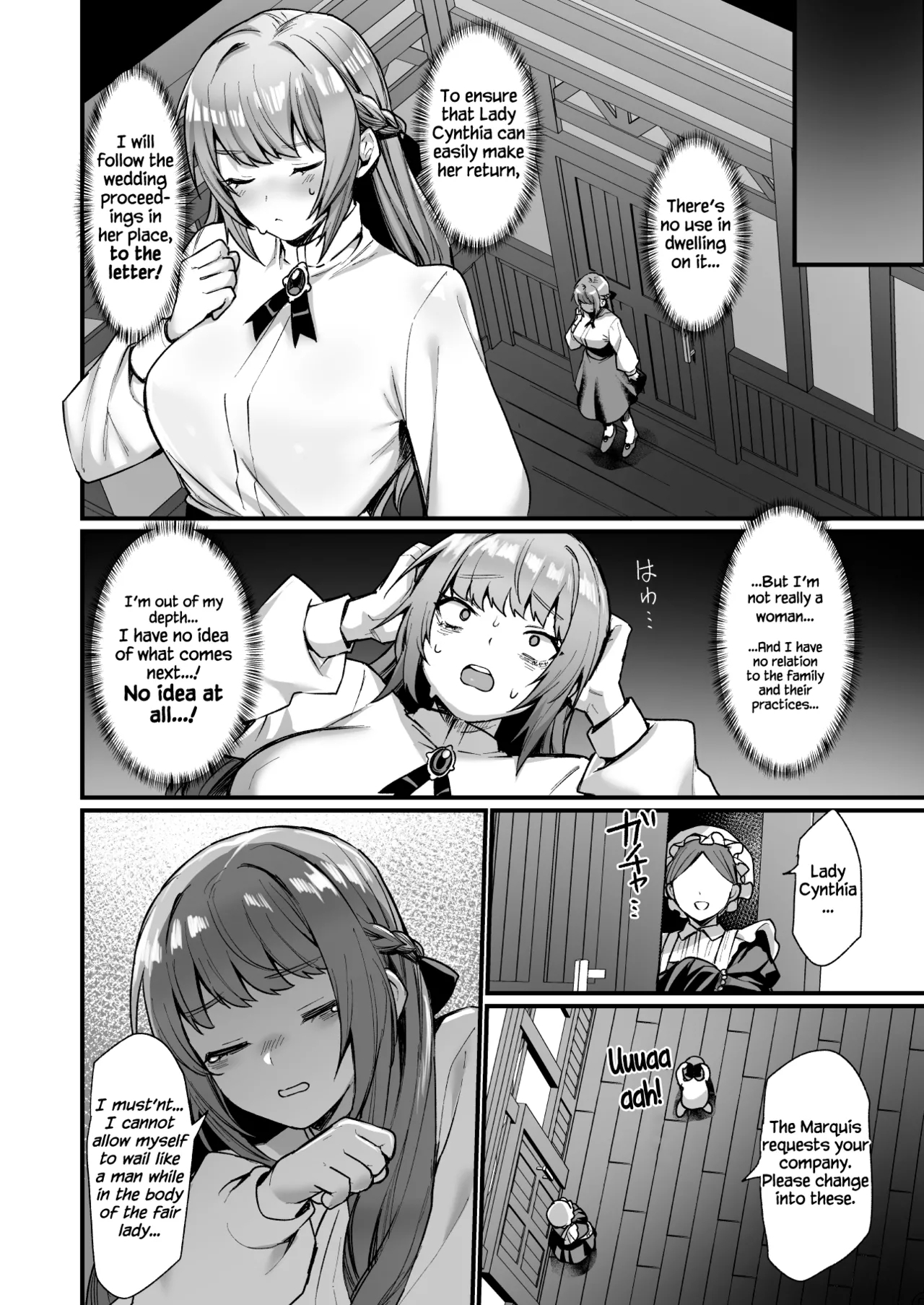 Goei Kishi no Irekawari Nyotaika Mission! | The Escort Knight's Bodyswapping Genderbending Mission! - Page 7