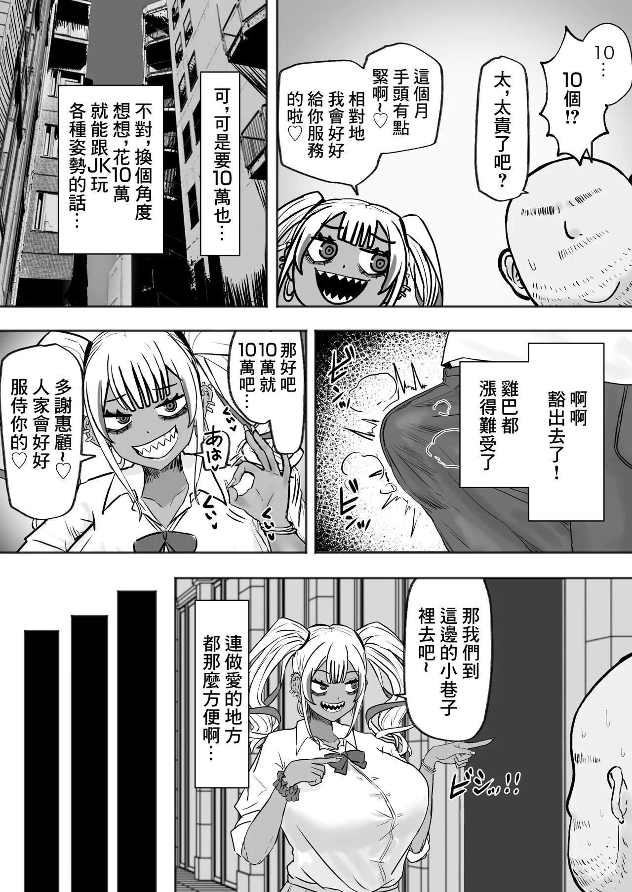 Tachinbo Kuro Gal Bitch to Dosukebe Pakopako Night | 站街黑皮辣妹碧池和淫蕩交媾之夜 6
