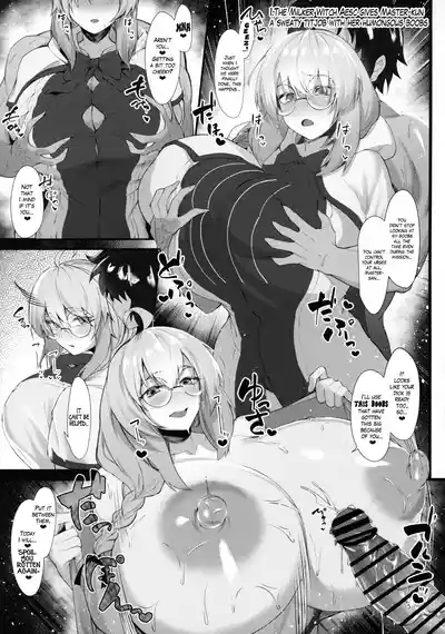 Manyuu Majo no Nyuunai Shasei | Ejaculating between these witches' bewitching breasts 3
