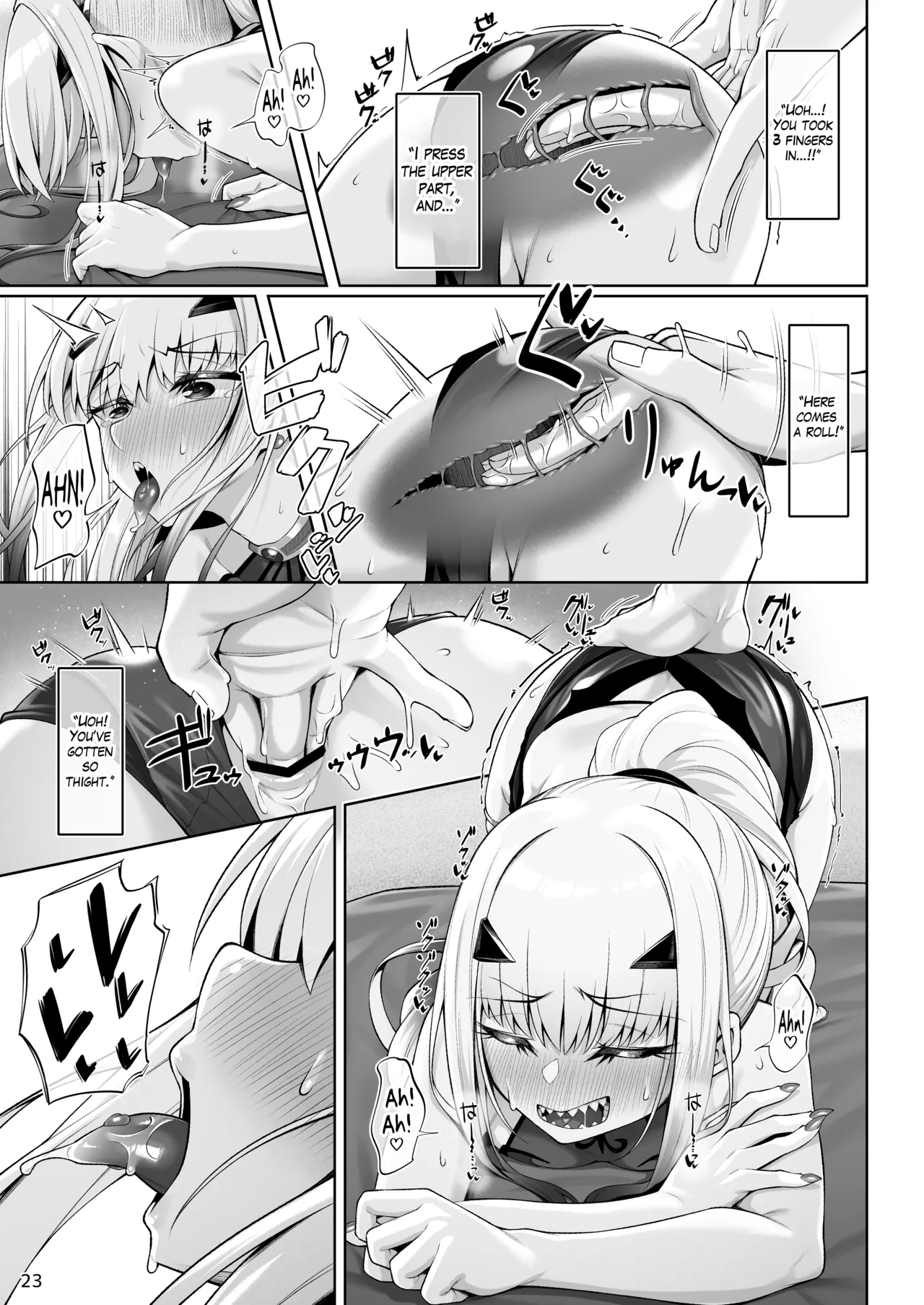Mizugi Melusine to Iroiro Ecchi Hon | Doing all kinds of lewd things with Melusine in her swimsuit - Page 24