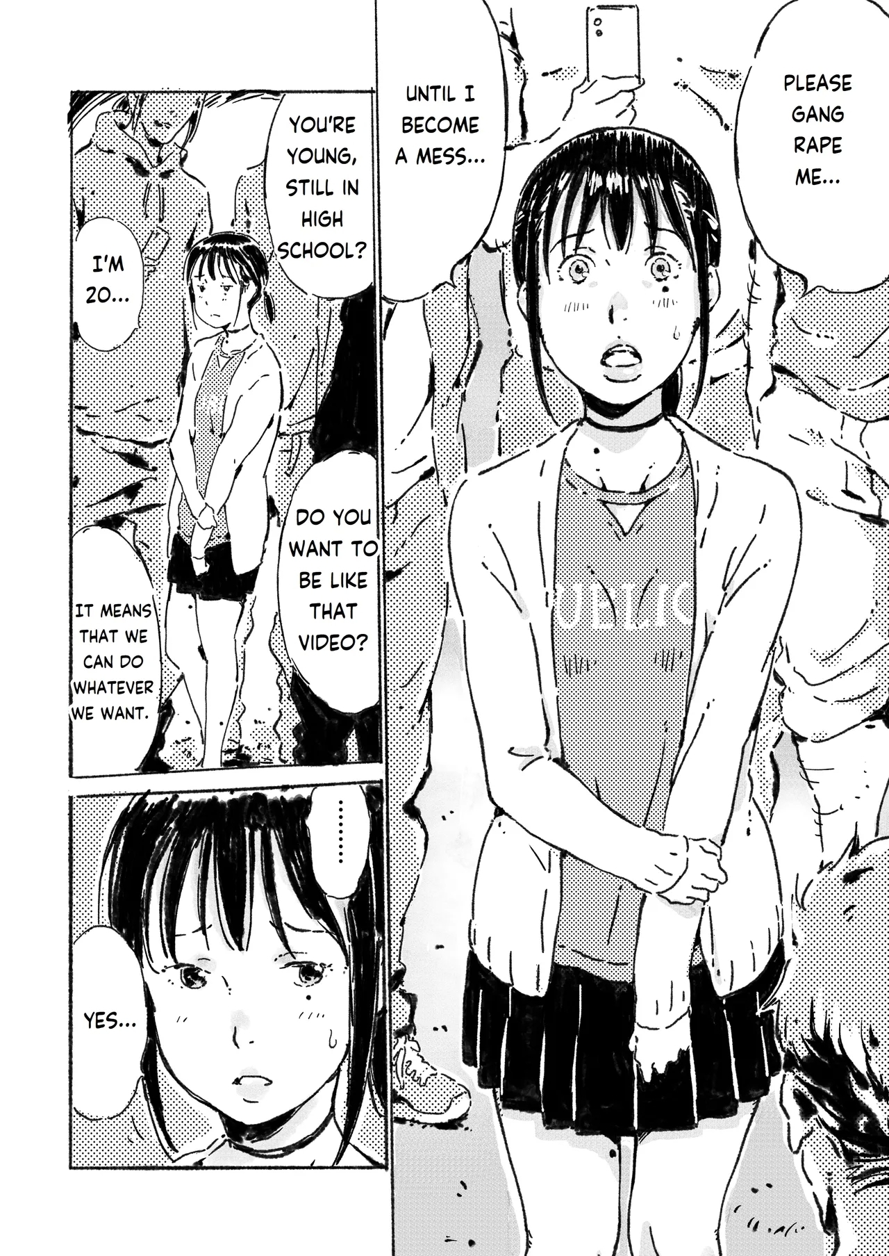 Rinkan Ganbou no Shoujo | A Girl Who Wants to be Gang Raped - Page 5