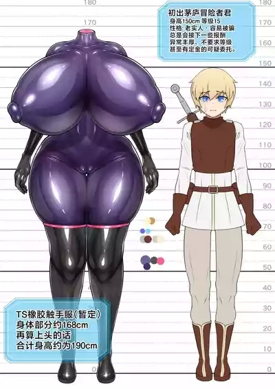 The one wearing a TS rubber suit| 穿着乳胶服TS的冒险者 7
