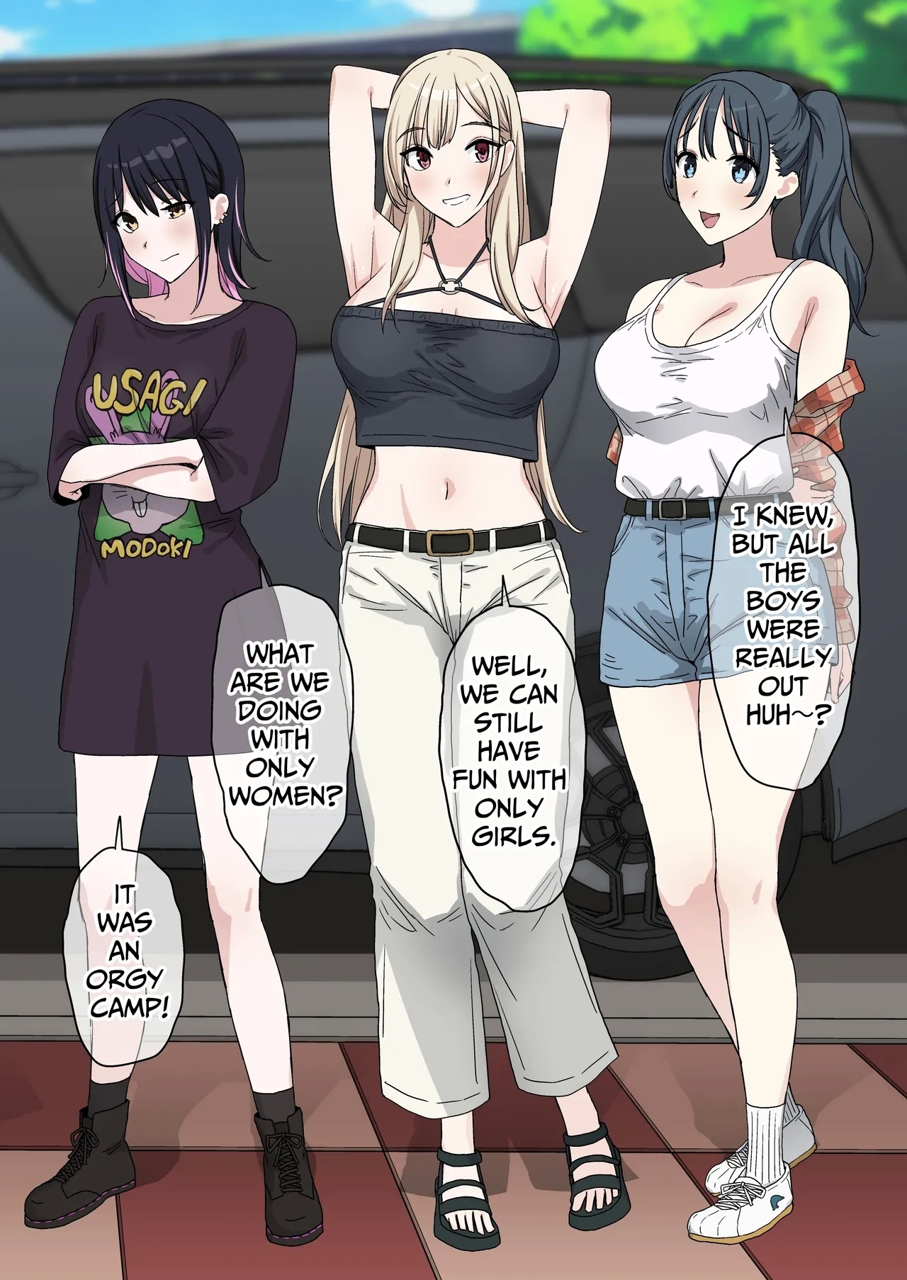 YariCir Gasshuku ni Otoko wa Boku Hitori | Only One Guy At The Fuck Club's Intensive Training Camp - Page 12