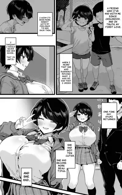 Muchimuchi Osananajimi ~ Kimi to Berochuu to Nakadashi to Paipan | Plump Longtime Friend - French kissing, Creampie and Shaved pussy with You 4