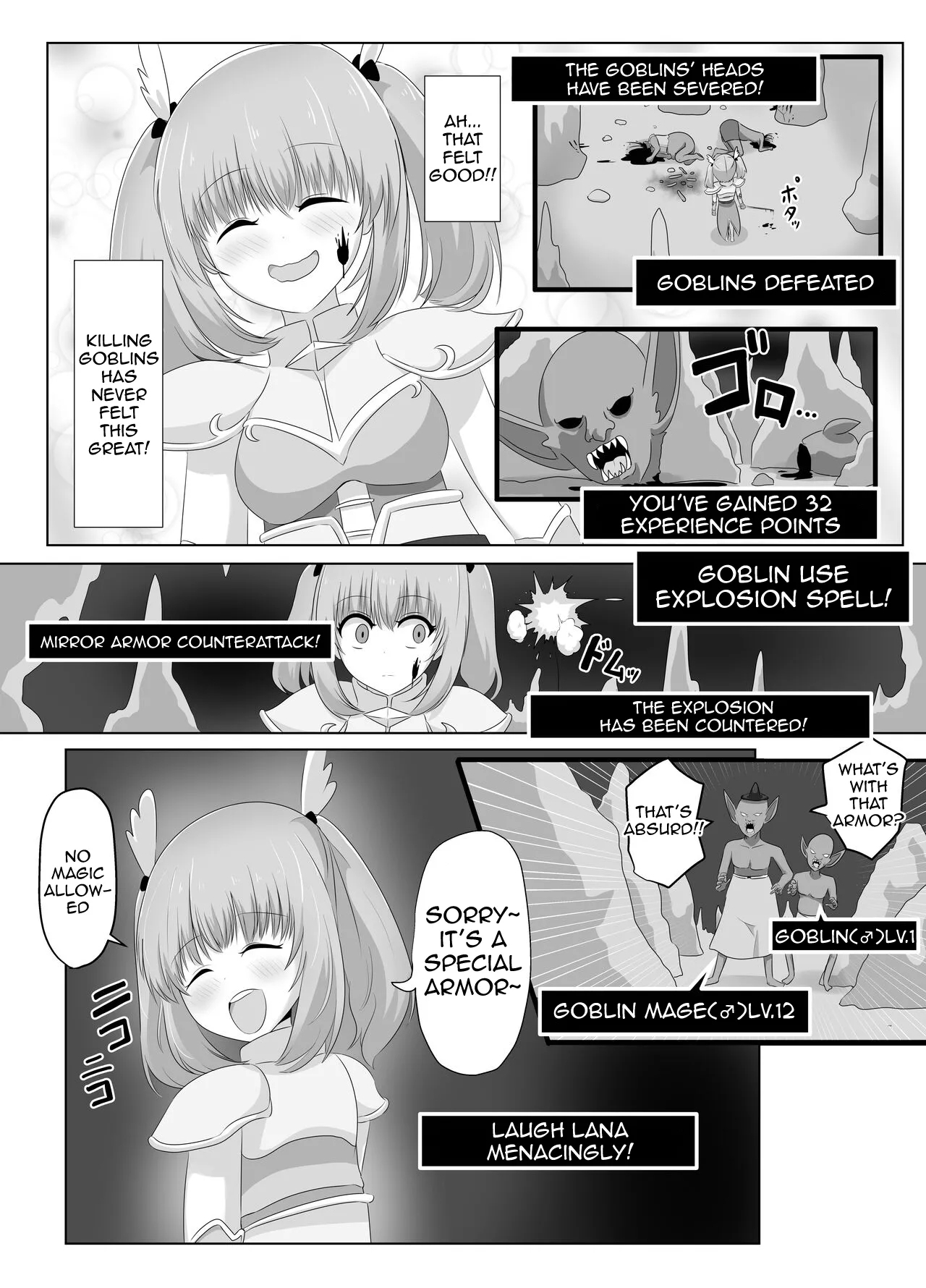 The Female Knight Who Lost Everything To Goblins - Page 9