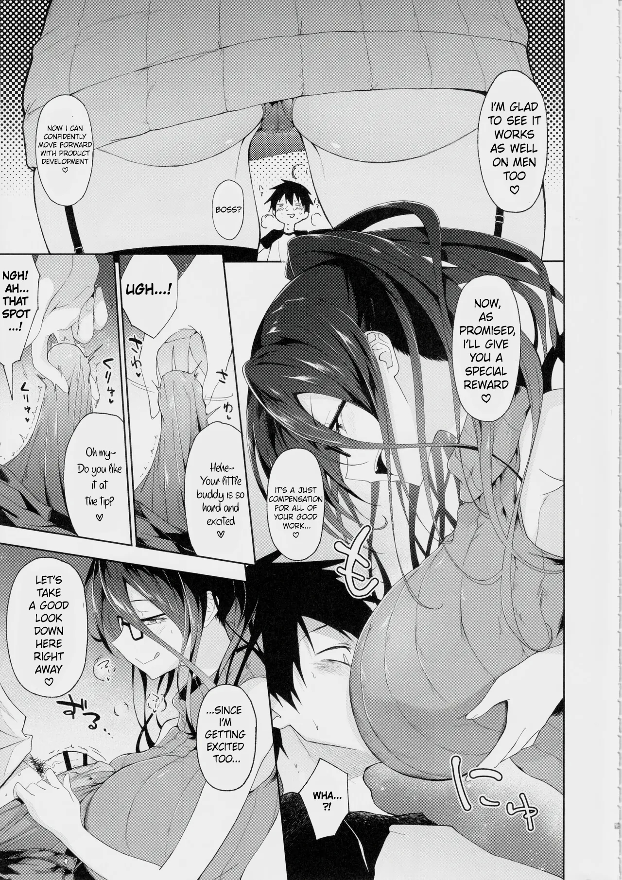 [Alkaloid no Baketu (Mizoguchi Gelatin)] Kyonyuu Megane Dosukebe Oneee-san ni Fudeoroshi Gyaku Ra Sex de Moteasobareru. | Teased and Toyed with by a Busty, Glasses-wearing, Lewd Older Sister in Reverse Virginity-Loss Sex. [English][RestScans] 7