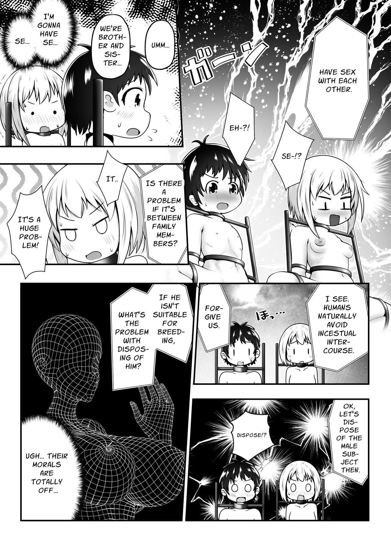 Friendly Siblings' Restrained Sex - Page 4