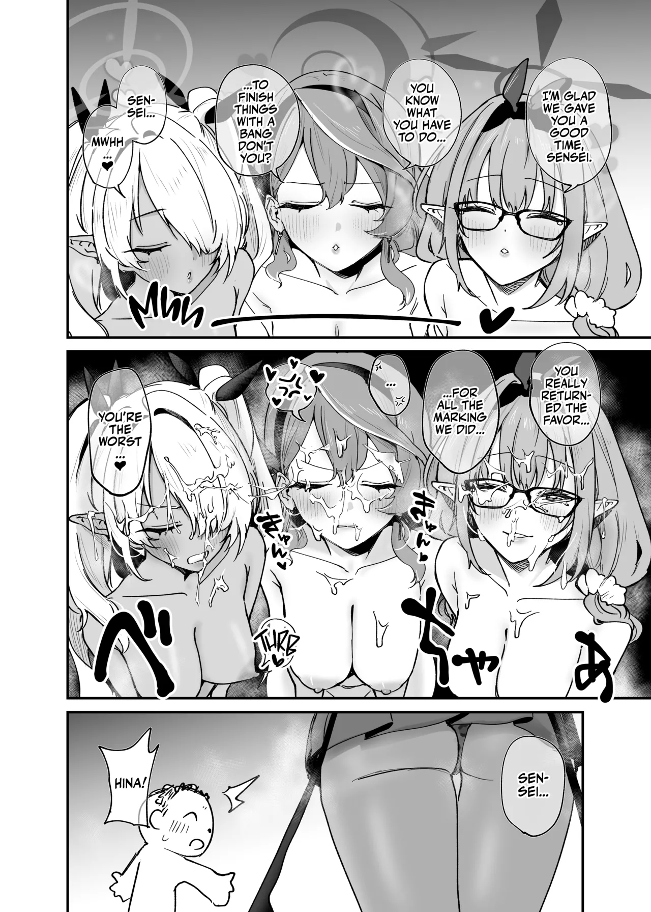 [Space Crayon (Hisany) Hina ga Ecchi na Gal ni Nacchatta!? | Hina is a Hot Gyaru Now?! (Blue Archive) [English] [Team Rabu2] [Digital] - Page 15
