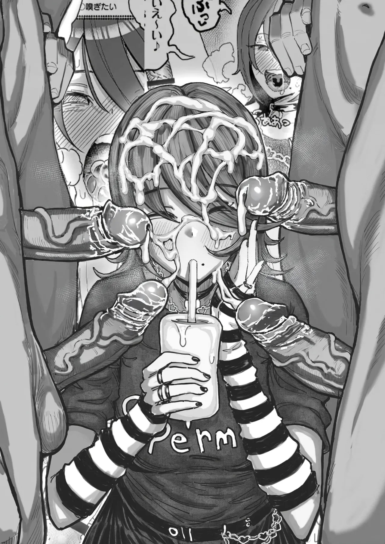 Chin Kagi Kei Haishinsha Isshuukan Chinkasu Zamen Seikatsu - Page 35