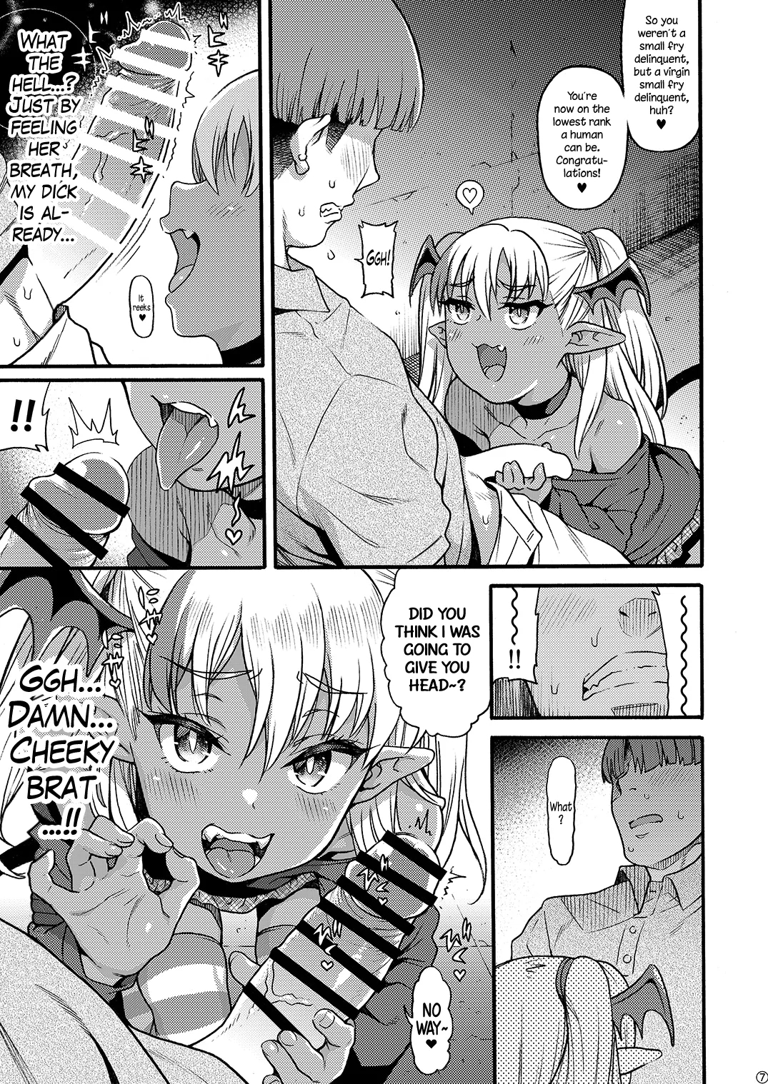 Yasashii? Mesugaki Succubus| A KindCheeky Succubus Brat: Delinquents Punishment Arc - Page 6