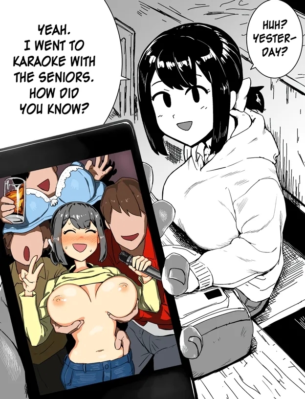 Boku ga Sasotte Onaji Daigaku ni Kita Osananajimi to, Kinou Senpai kara Okuraretekita Shashin 1