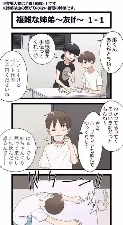 複雑な姉弟～友if～ 1