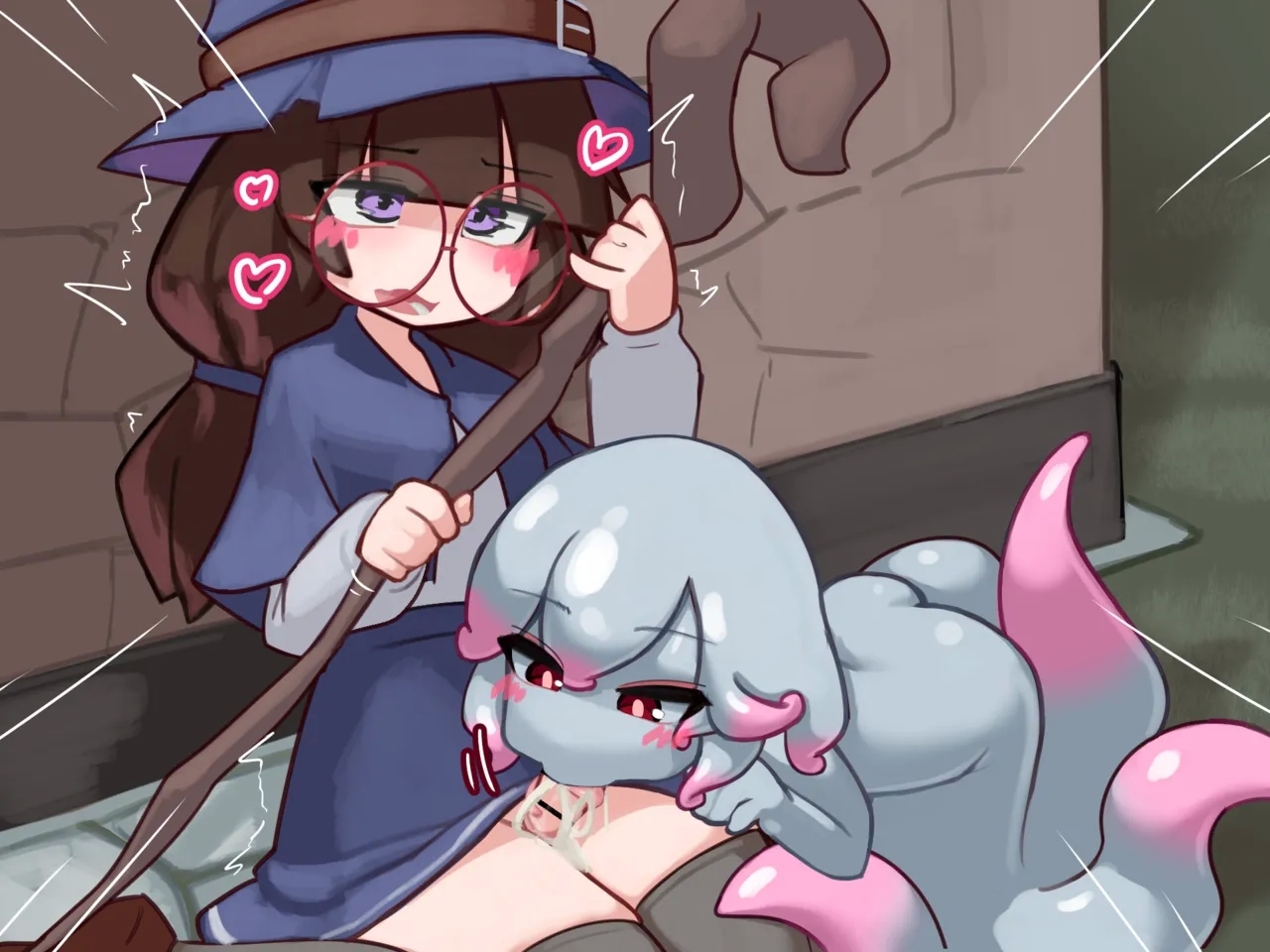 ふたなり魔女見習いがスキュラ娘と爛れた生活を送る話【无文字】 15