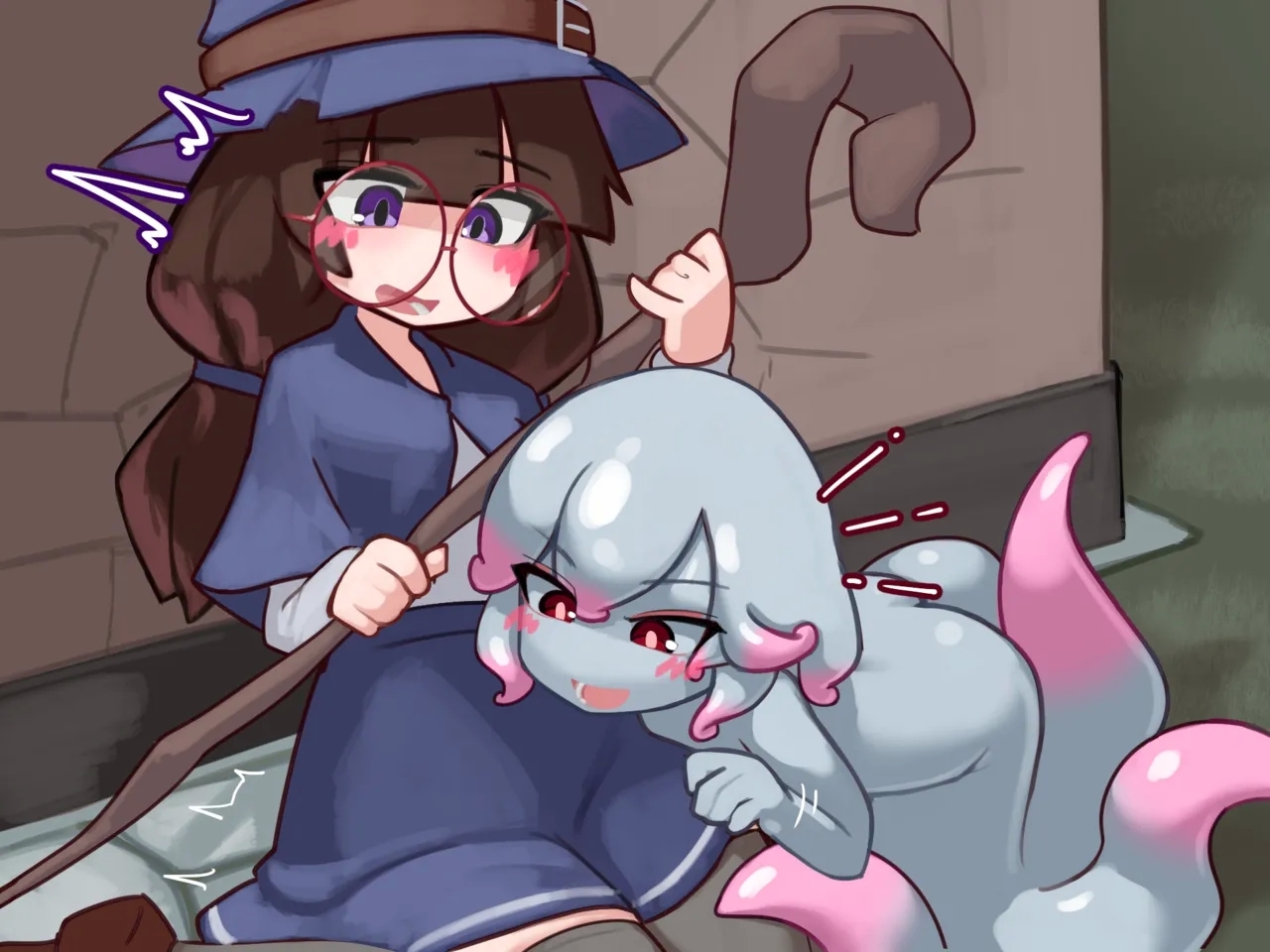 ふたなり魔女見習いがスキュラ娘と爛れた生活を送る話【无文字】 1