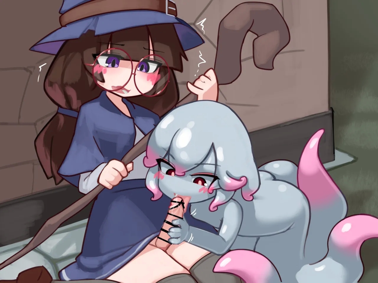 ふたなり魔女見習いがスキュラ娘と爛れた生活を送る話【无文字】 3